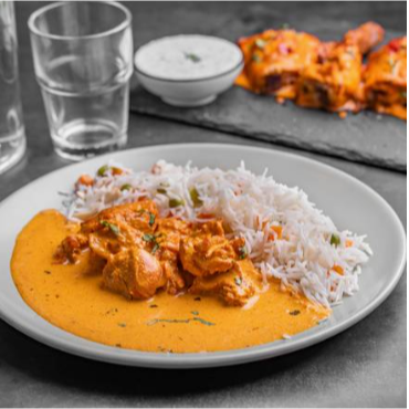 Butter Chicken with Rice